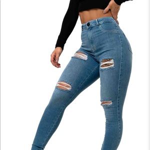 Fit jeans- Artic blue